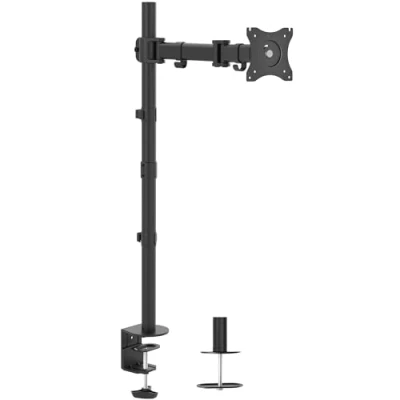 Afbeelding van VIVO Bureausteun voor één monitor, extra hoge volledig verstelbare standaard 1 LCD scherm tot 32 inch, ultrabrede schermen 38 22 lbs capaciteit, STAND V001T