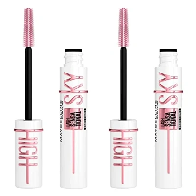 Afbeelding van Maybelline New York Sky High Lash sensationele primer en volume met flexibele zwarte borstel geschikt ook voor gevoelige oog 2 cosmetica