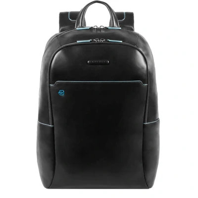 Afbeelding van Piquadro Blue Square Computer backpack with iPad Compartment black Laptoptas