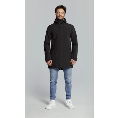 Afbeelding van Basil Mosse Parka Regenjas Heren Zwart Maat S