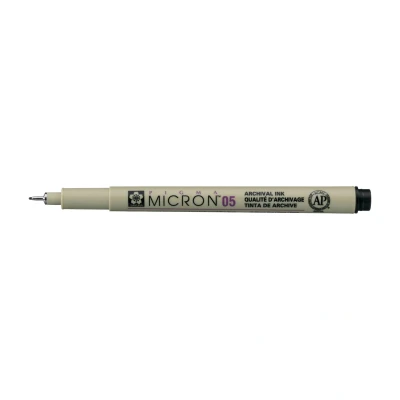 Afbeelding van Fineliner Sakura pigma micron zwart 0.45mm