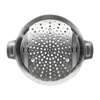 Afbeelding van Fiskars Norden Grill Chef Stoommandje RVS Stoominzet ø 30cm Duurzaam Scandinavisch Design