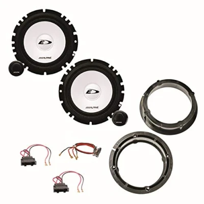 Afbeelding van Alpine SXE 1750S luidsprekersysteem 16,5 cm voorzijde inbouwset voor Golf 4 Bora