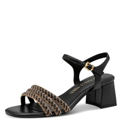 Afbeelding van Marco Tozzi Dames Sandaal 2 28385 44 001 F breedte Maat: 41 EU
