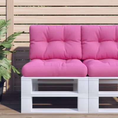 Afbeelding van Palletkussens 2 st stof roze