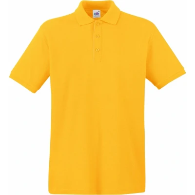 Afbeelding van Fruit Of The Loom Premium Heren Poloshirt Met Korte Mouwen (Zonnebloem)