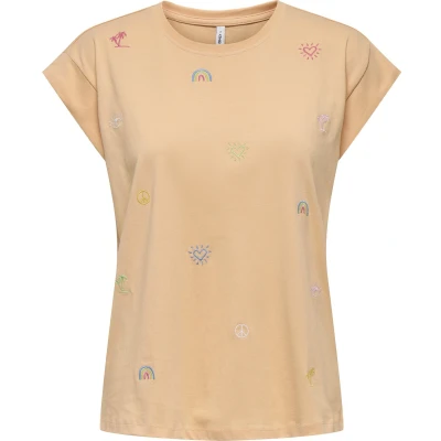 Afbeelding van ONLY ONLIMOGINE S/S EMB. TOP CS JRS Meisjes Blouses