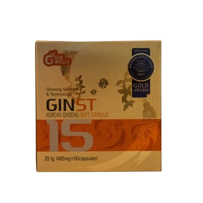 Afbeelding van Ilhwa Ginst15 Korean ginseng soft capsules 60