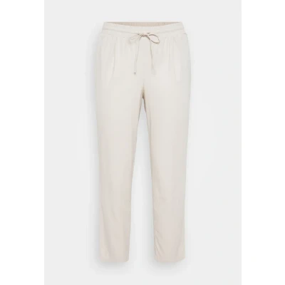 Afbeelding van VERO MODA CURVE wide leg high waist broek zand