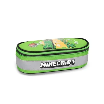 Afbeelding van Minecraft Etui Ovaal, Pixel 23 x 6 9,5 cm Polyester
