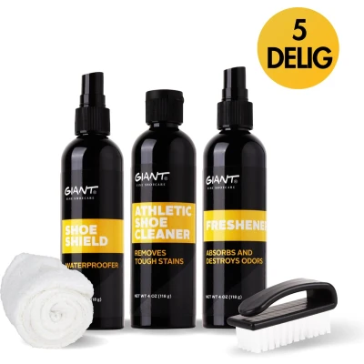 Afbeelding van Sneaker Cleaning Kit 5 in 1 incl. Cleaner/Protector, Schoendeodorant &amp; Borstel