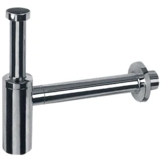 Afbeelding van Geberit wastafelsifon afvoer horizl afdichting d32mm g1 1 4 glansve 151 024 21