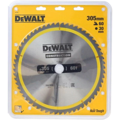 Afbeelding van DeWALT DT1960 Cirkelzaagblad 305 x 30 60T