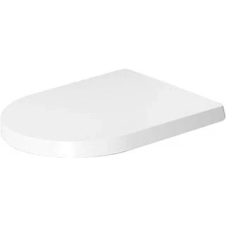 Afbeelding van Duravit me by starck closetzitting compact met deksel mat wit 0020113200