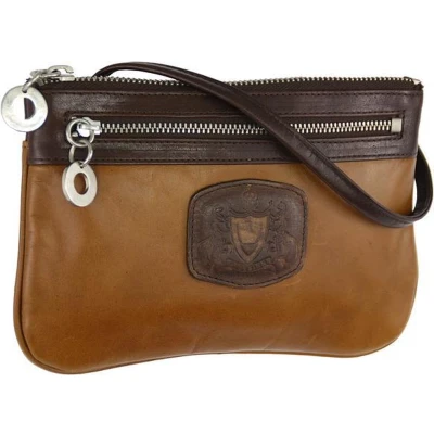 Afbeelding van Hidesign lederen dames cross over/cross body &#039;Prunella&#039; cognac