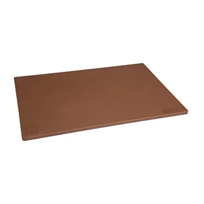 Afbeelding van Hygiplas antibacteriële LDPE snijplank bruin 450x300x10mm