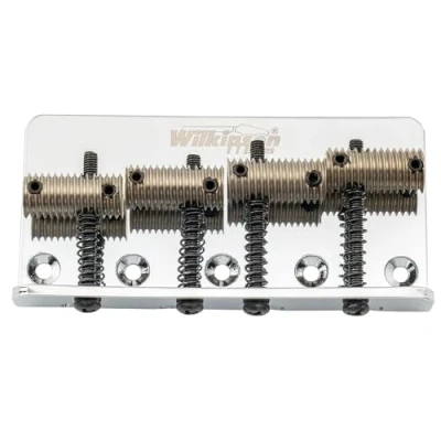 Afbeelding van Wilkinson WOB41T 57mm 4 snarige Basgitaar Brug Schroefdraad Zadels voor Precision/Jazz Bass, Chroom