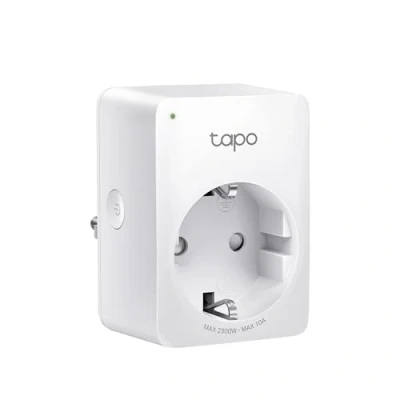 Afbeelding van Tapo Smart mini stopcontact P100MA Plug geschikt voor wifi, werkt met Alexa, 2,4 GHz, ideaal het programmeren van in en uitschakelen, energiebesparend