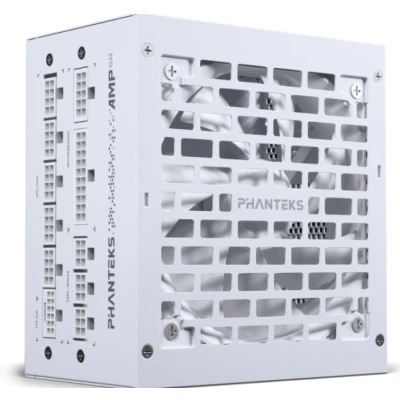 Afbeelding van Phanteks AMP GH 750W 80PLUS Gold, ATX Power Supply, Fully Modular, Gold rated efficiency, Individual braided cables, 3.1, PCie Gen 5.1, Silent fan, White.