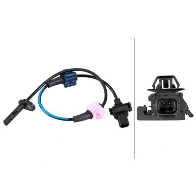 Afbeelding van HELLA 6PU 358 218 881 ABS Sensor Met verbindingsstuk Geluidsensor 2 polig 540mm HONDA: CR V IV (RM) 2.0, 2.4 AWD, 1.6 i DTEC, 2.0 iVtec, AWD
