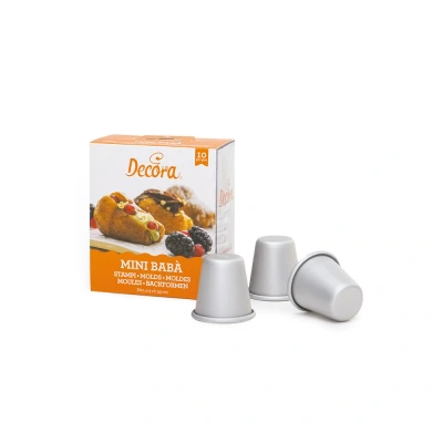 Afbeelding van Bakvormen Baba Ø3xØ2x3,5(h)cm (10 stuks)