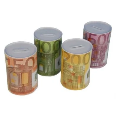 Afbeelding van Benson Spaarpot Euro 8 x 13 cm Assorti per stuk