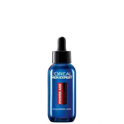 Afbeelding van L&#039;Oréal serum voor heren, hyaluronzuur veroudering, droge en doffe huid, mannen Expert Power Age, 30 ml