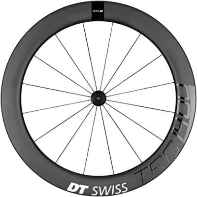 Afbeelding van DT Swiss Unisex WHDTRC1402F fietsonderdelen, standaard, front 65 mm carbon buisvormig