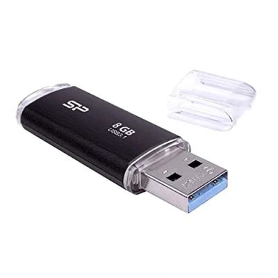 Afbeelding van Silicon Power 8GB Blaze B02 USB flash drive Type A 3.2 Gen 1 (3.1 1) Zwart