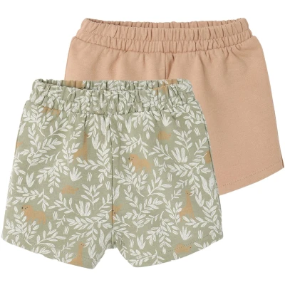 Afbeelding van Vertbaudet Set van 2 geboorteshorts lichte fleece