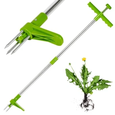 Afbeelding van Kinzo Garden onkruidsteker zonder knielen of bukken verwijdert onkruid met wortel en al