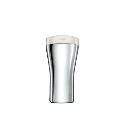 Afbeelding van Alessi GIA24 W Travel Mok, roestvrij staal, wit