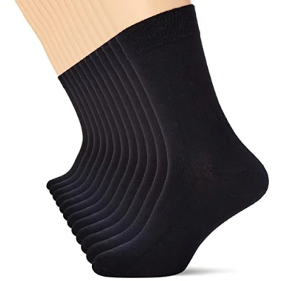 Afbeelding van FM London 12PACK Unisex Super SOFT Sokken, Maat: 39 42, Black