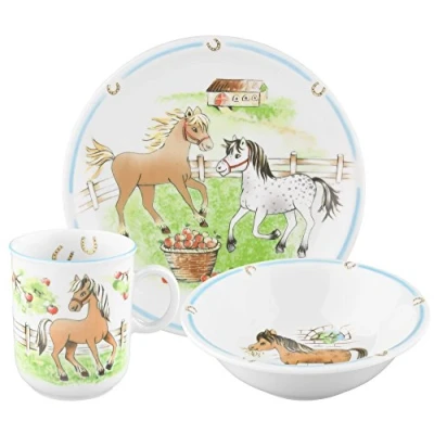 Afbeelding van Seltmann Weiden Compact Mijn Pony kinderservies, porselein, meerkleurig, 21 x 19 20 cm