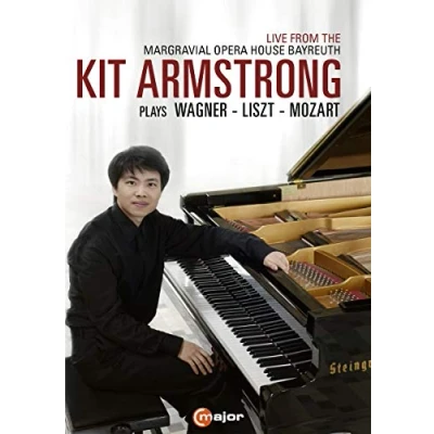 Afbeelding van Kit Armstrong plays Wagner, Liszt, Mozart [Video]