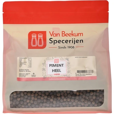 Afbeelding van Van Beekum Specerijen Piment Heel 800 gram (hersluitbare stazak)
