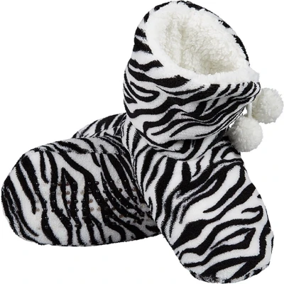 Afbeelding van Apollo Home boots soft Zebraprint zwart/ecru maat 28/30