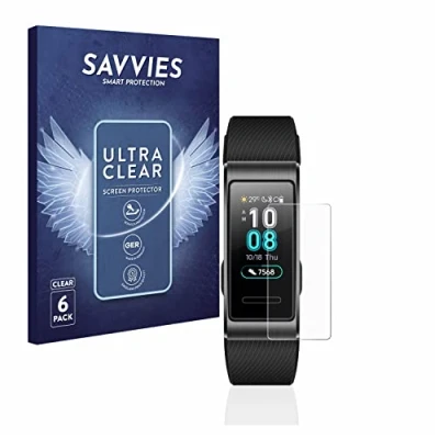 Afbeelding van Savvies Screenprotector voor Huawei Band 4 Pro Folie Beschermfolie transparant (6 Stuks)