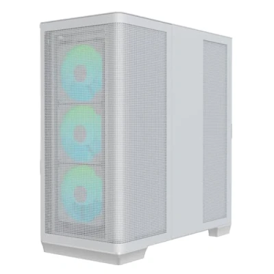 Afbeelding van APNX AeroCool Midi R WT V1 W/MicroATX/MiniITX (Mini ITX), PC behuizing, Wit