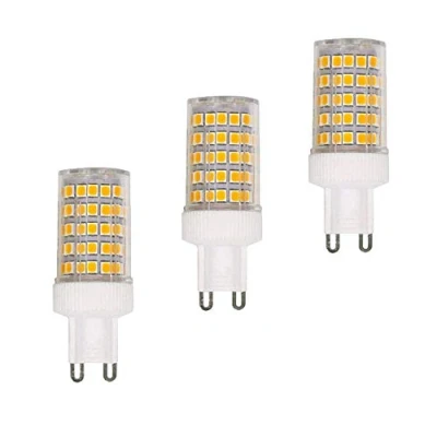 Afbeelding van 3 verpakkingen G9 led gloeilampen, 10 W (vervanging van de 100 halogeenlamp), keramische sokkel, niet dimbaar, 3000 K, warmwit, 1000 lumen, huishoudverlichting met 360 graden stralingshoek