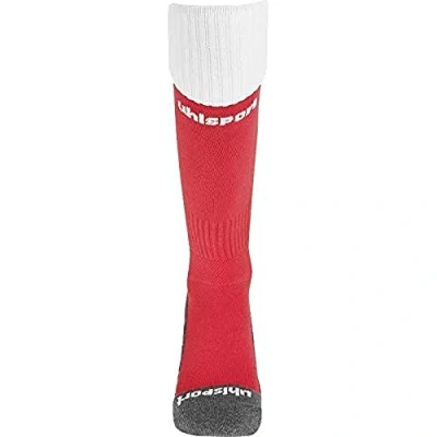 Afbeelding van Uhlsport Club Voetbalkousen Rood / Wit Maat: 45 47