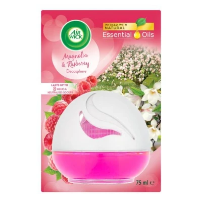 Afbeelding van Airwick Decosphere Luchtverfrisser Magnolia &amp; Raspberry 75 ml