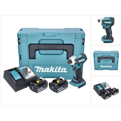 Afbeelding van Makita DTD 172 RFJ accu slagmoersleutel 18 V 180 Nm 1/4&quot; borstelloos + 2x oplaadbare 3.0 Ah lader Makpac