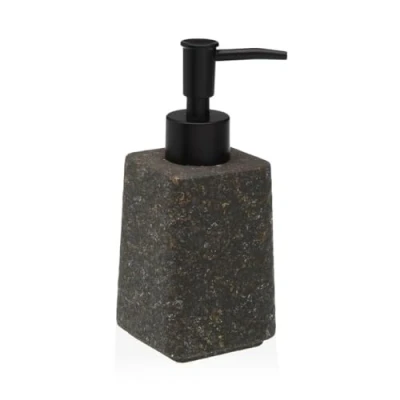 Afbeelding van Zeepdispenser Versa Zwart Keramisch Plastic