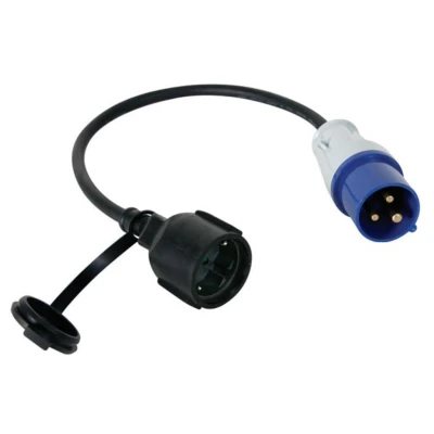 Afbeelding van Verloopkabel van schukostekker naar cee stekker randaarde h07rn f 3g2.5 0.4 m Velleman