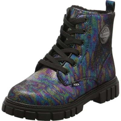 Afbeelding van s.Oliver Kinder WL Lace Boot 5 46219 43 Sneeuw, Veelkleurig, 13 UK Kind, Meerkleurig, Child