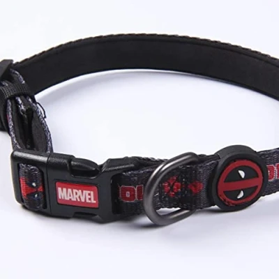 Afbeelding van Hondenhalsband Deadpool Zwart XS/S
