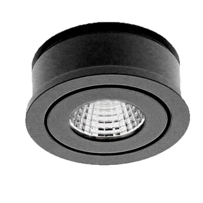 Afbeelding van Klemko Lumiko Verona COB LED spot 3.3W 350 mA 3000K IP44 zwart