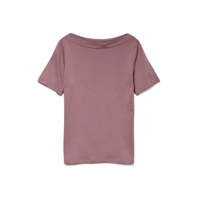 Afbeelding van Vero Moda Vmpanda Tshirt basic, Dames, Maat: XS, Nostalgia rose