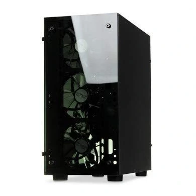 Afbeelding van iBox Passion V4 Mini Tower PC behuizing (Mini Tower, PC, gehard glas, ATX, zwart, Spel)